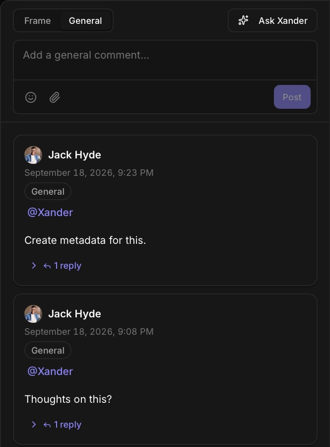 FridayHQ discussion with team and Xander